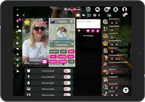 Meet on Tablet on the Want To Chat application