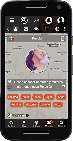 Ubicación de los miembros del Quieres Hablar